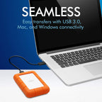 LaCie Rugged Mini 5TB, Draagbare Externe Harde Schijf, 2.5", voor PC and Mac, Schok- en valbestendig, Data Rescue Service (B07WW1RJ9R)
