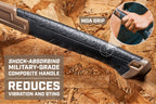 Spec Ops Tools, Fiberglass Hammer, 16 Inch, Soft Mallet Cap, Shock-Absorbing Grip, 3% Donated to Veterans, 20 Oz (Pack of 12)