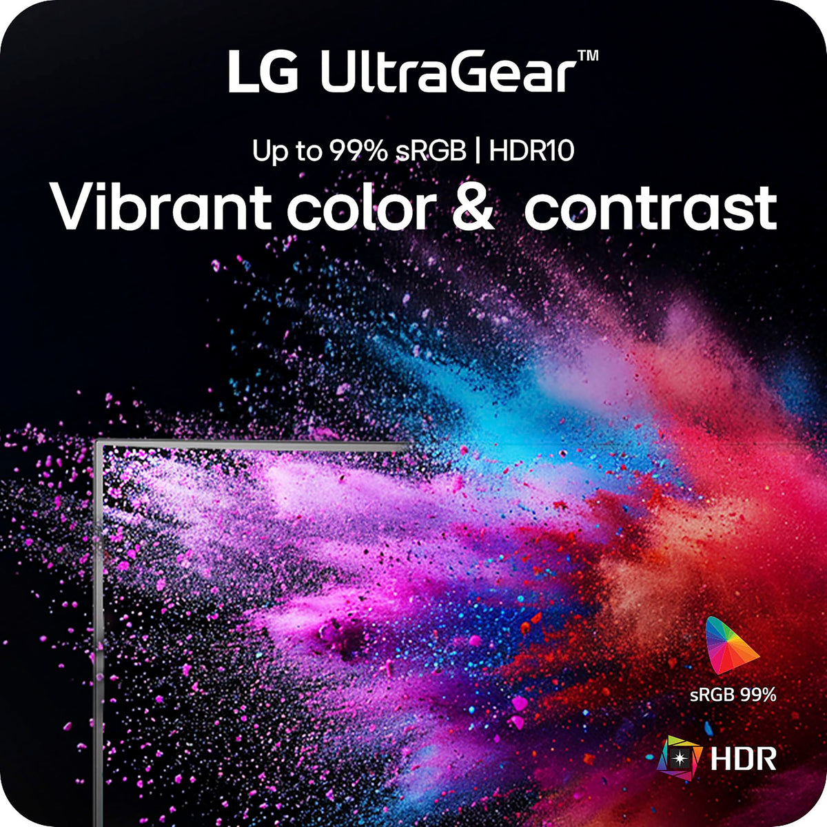 LG 27GS60QC-B Ultragear 27-inch Curved Gaming Monitor QHD (2560x1440) 180Hz 1ms 1000R AMD FreeSync HDR10 HDMIx2 DisplayPort Borderless Design Black Stabilizer DAS Crosshair FPS Counter - Black