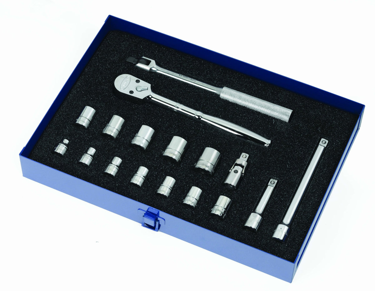 Williams WSB-23FTB 23-Piece 3/8-Inch Drive Socket and Drive Tool Set with Toolbox