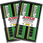 A-Tech 32GB Kit (4x8GB) RAM for Dell OptiPlex XE3, 7070, 7060, 5070, 5060 (Tower/SFF) | DDR4 2666 MHz DIMM PC4-21300 UDIMM Memory Upgrade