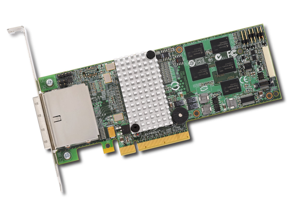 SAS9280-8E Sgl Raid 8PORT Ext 6GB Sas/sata Pcie 2.0 512MB