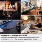 Samsung Portable SSD P7 1TB, Read/Write Speeds up to 4,000/3,700 MB/s