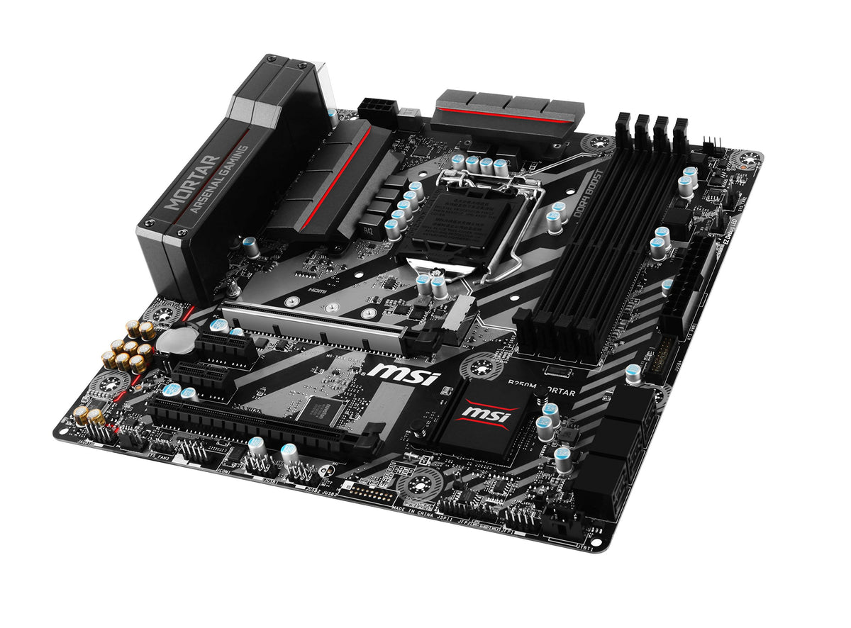 MSI Gaming Intel B250 LGA 1151 DDR4 HDMI VR Ready Micro-ATX Motherboard (B250M Mortar)