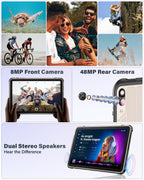 Ulefone Rugking Pad 2 Pro 4G Rugged Tablet(Built-in eSIM), Android 16, 16GB+128GB Octa Core, 10.1" Corning Display, 48MP Rear Camera, 10200mAh, Dock Charging, IP68/69K, NFC, Widevine L1 (Black)