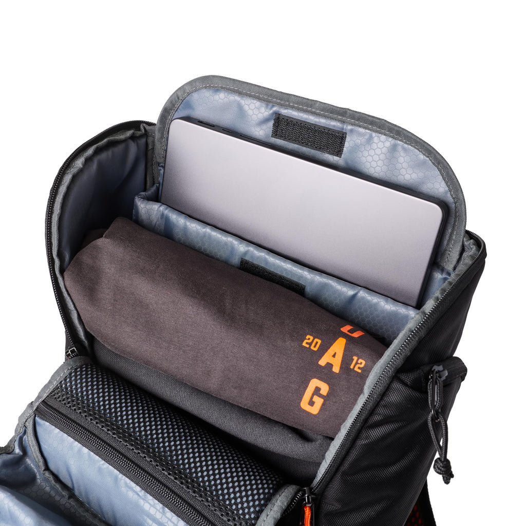 UAG Civilian 20-Liter Backpack, fits up to 16" Laptop, Black/Orange