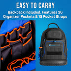 Jonard Tools TK-121B Backpack Fiber Prep Kit+