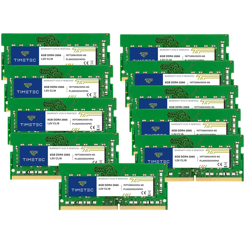 Timetec Elite 32GB KIT (2x16GB) DDR4 2666MHz (PC4-2666V) PC4-21300 SODIMM Laptop RAM – 260-Pin 1.2V CL19 Non-ECC Unbuffered Memory Module for Laptop, Notebook, Mini PC, All-in-One