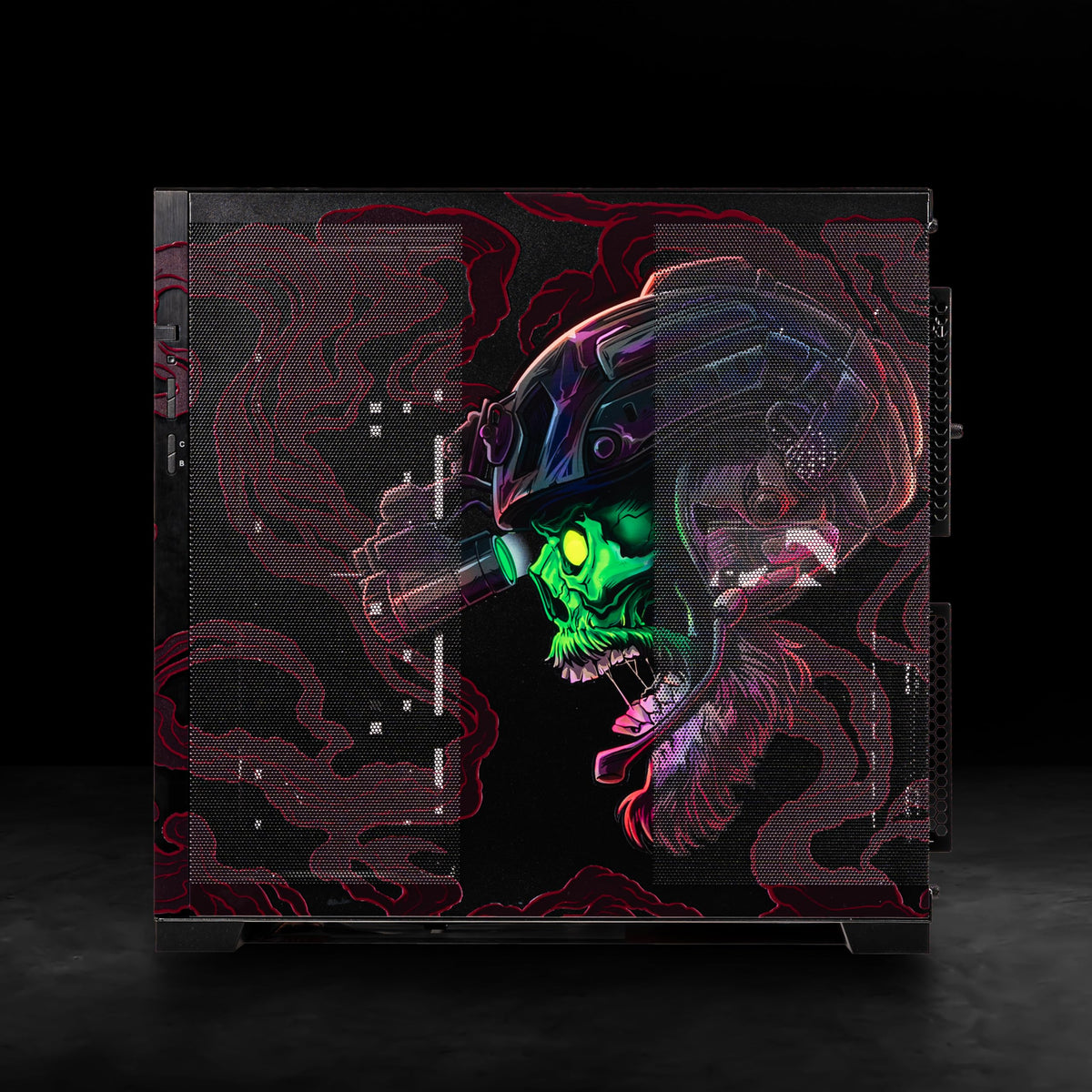 META PCS Night Reaper Lian Li O11 Dynamic EVO RGB - Full Tower ATX PC Case – Tempered Glass Gaming Computer Case with Modular Design, High Airflow, and Customizable RGB Lighting