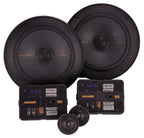 Kicker Classic 51KSS6504 Component Speaker System, 2-Way Design, Two - 6.5" Woofers, 1" Tweeters, External 12dB Crossovers, 125 Watts RMS, 250 Peak (Renewed)