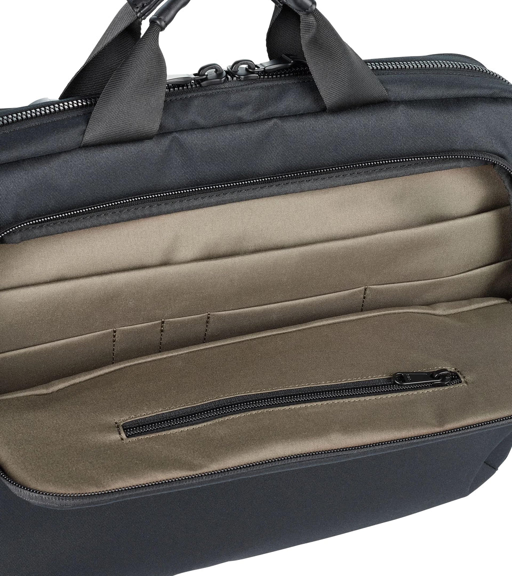 Porsche Laptop Bag – 15-Inch Computer Briefcase with Shoulder Strap, Black