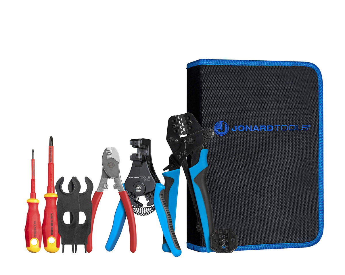 Jonard Tools SPM-800 Solar MPPT Power Meter - High-Precision Voltage, Current & Power Measurement, MC4 Leads, LCD Display, Safety Protections for Solar Panels