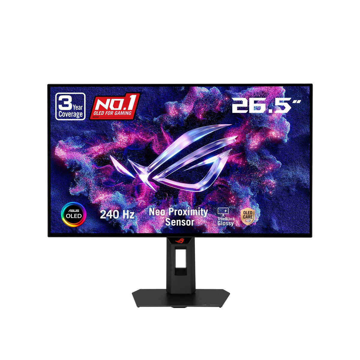 ASUS ROG XG27AQDMGR 27 Inch 1440p 240Hz Glossy OLED HDR Gaming Monitor