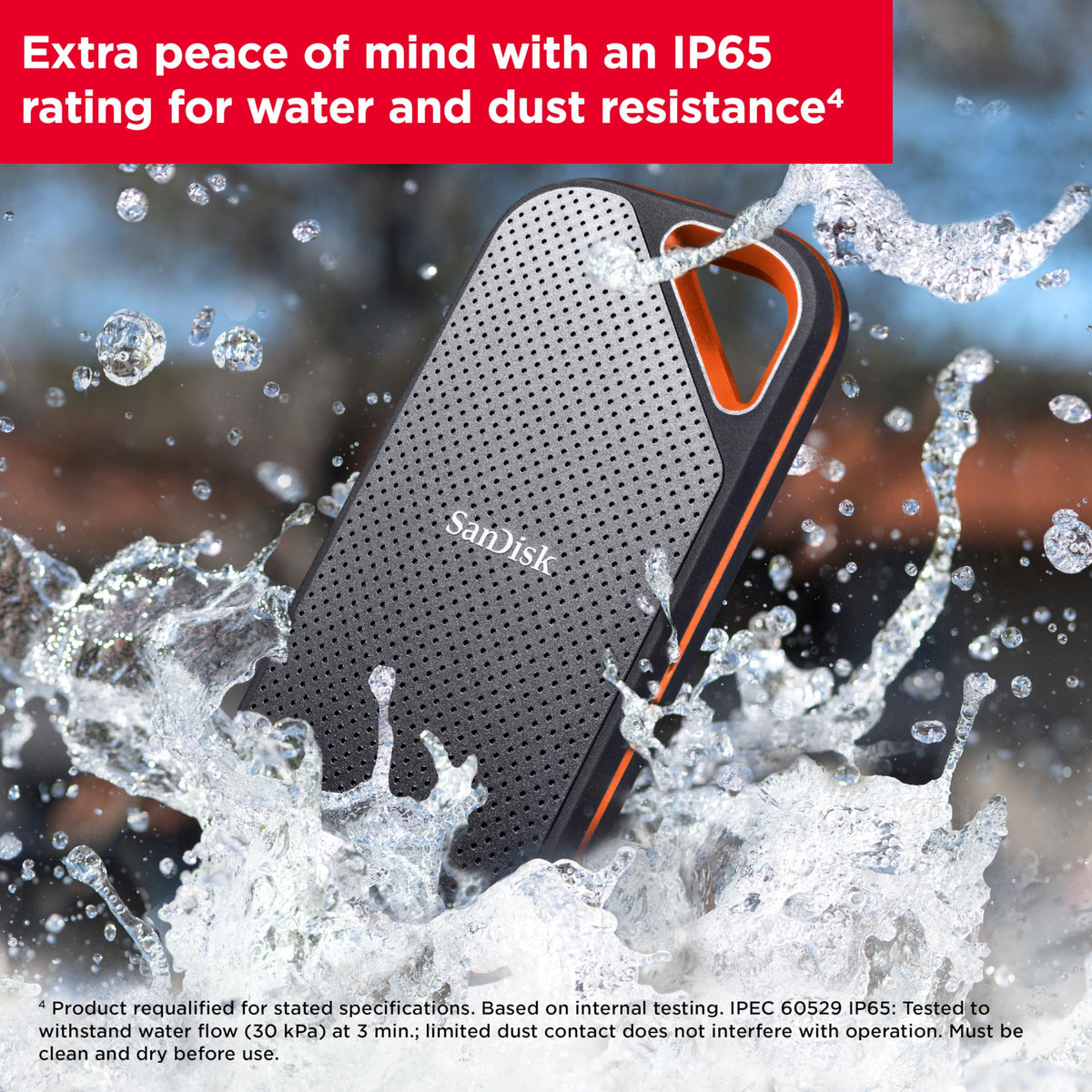 SANDISK 4TB Extreme PRO Portable SSD, Up to 2000MB/s Read Speeds-Old Model